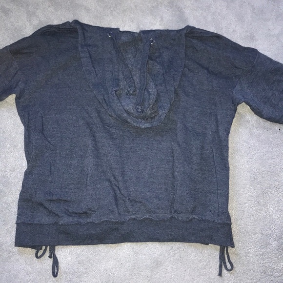 Navy fashion hoodie - Picture 4 of 4